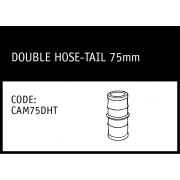 Marley Camlock Double Hose-Tail 75mm - CAM75DHT
